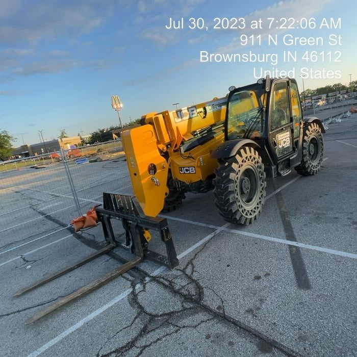 2020 JCB 509-42 Cab/Heat/Air, Solid Tires, Work Lights, Beacon, Aux Hydraulics, Back up Alarm, Lifting Eye, ES Decals