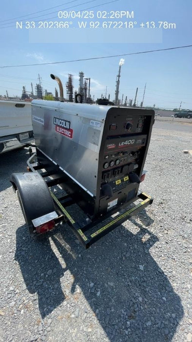 2024 Lincoln Electric LE400 Kubota V1505, Trlr, Cable Rack, Light Kit, ES Decals, T3