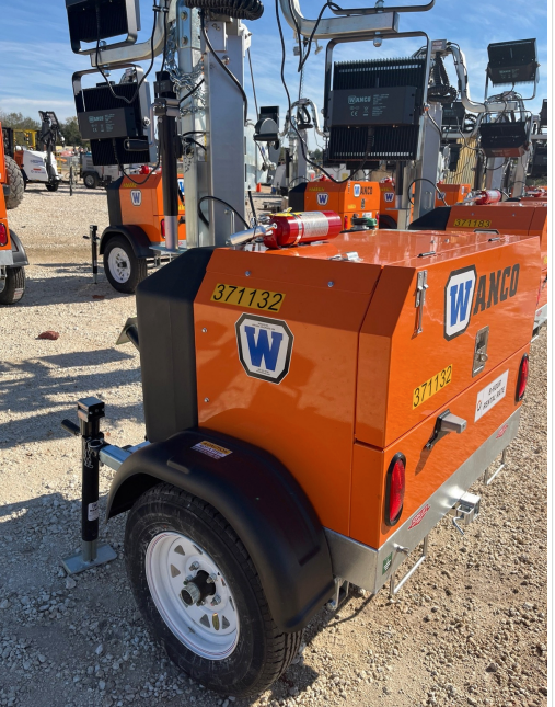 2023 Wanco WLTT-4MM4K Diesel, Deep Sea Controller, Shore Power Plug, Auto Start, (4) 350W LED Floodlights, 4kW Generator, 60 Gal Fuel Tank, 2" Ball, T3