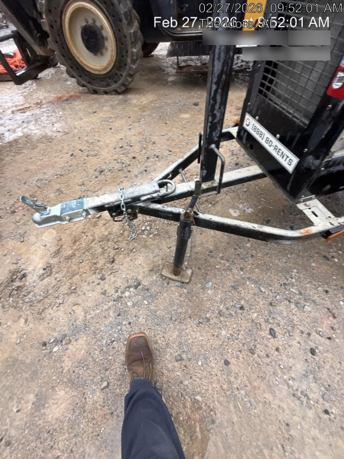 2019 Lincoln Electric Vantage 322 Welder Ready-Pak 3, Two wheel trailer, Fender and Light kit, Cable Rack