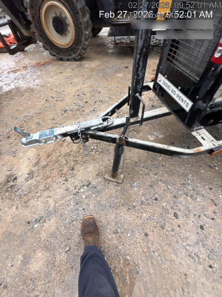 2019 Lincoln Electric Vantage 322 Welder Ready-Pak 3, Two wheel trailer, Fender and Light kit, Cable Rack