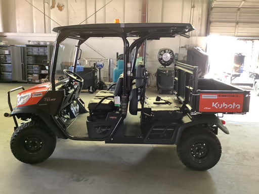2021 Kubota RTV-X1140W-H Plastic Canopy, Windshield Acrylic Clear, LED Strobe Light, Wire Harness Kit, Back up Alarm