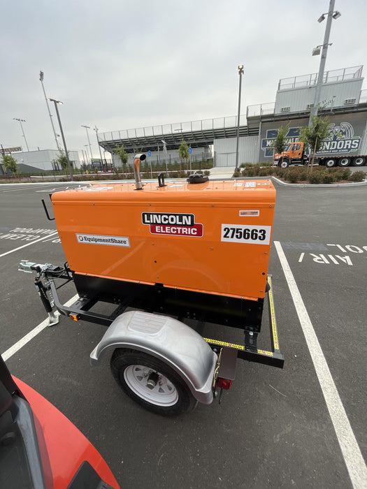 2022 Lincoln Electric LE400 Kubota V1505, Trlr, Cable Rack, Light Kit, ES Decals, T3