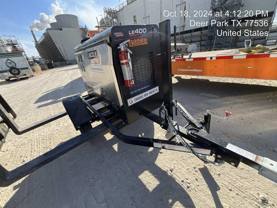 2024 Lincoln Electric LE400 Kubota V1505, Trlr, Cable Rack, Light Kit, ES Decals, T3