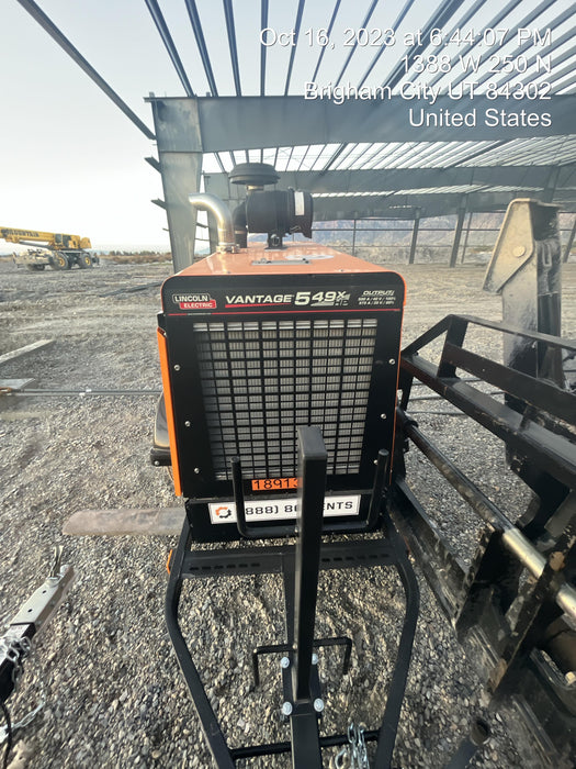 2021 Lincoln Electric Vantage 549X Ready Pak 3, ORANGE (includes trailer, cable rack, fender light kit)