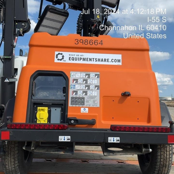2024 Generac MLT2 Diesel, Flex Switch 120V Input, Powerzone Controller, 
(4) 320W LED Lights, 4kW Generator, 39.9 Gal Fuel Tank, 2" Ball, T3