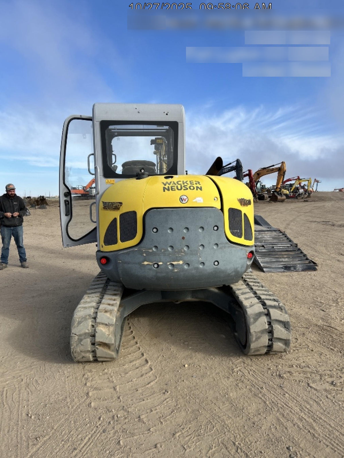 Wacker Neuson EZ38 EZ38 8K Track Excavator, TRK, LGD, CANOPY,  Bucket