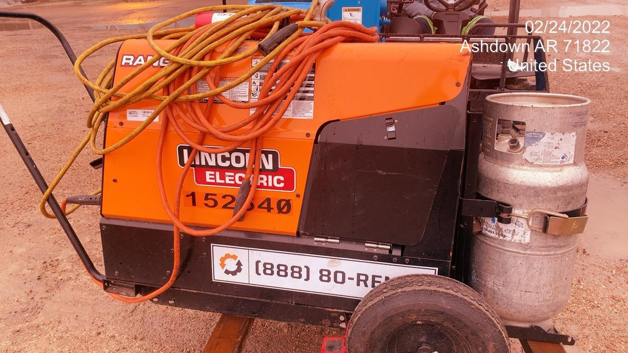 2021 Lincoln Electric Ranger 305 LPG LPG One-Pak (includes undercarriage, tank holder & tank strap) ORANGE