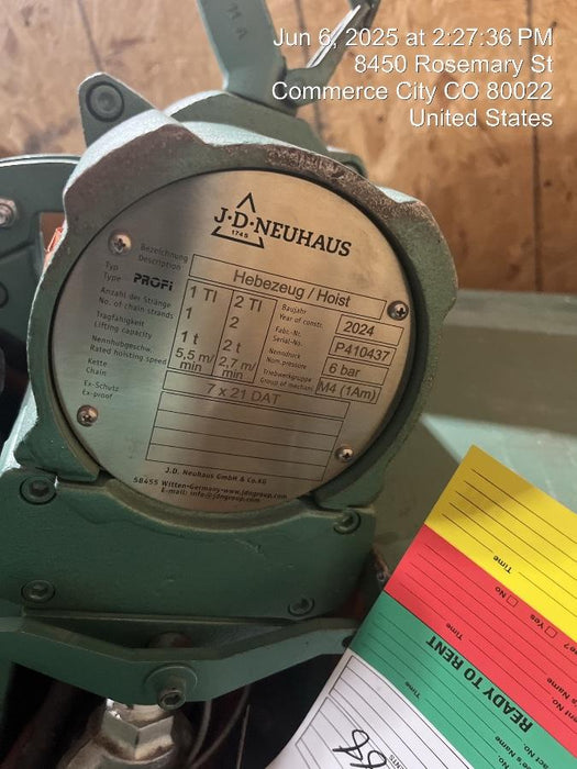 2025 JD NEUHAUS PROFI 1TI/2TI