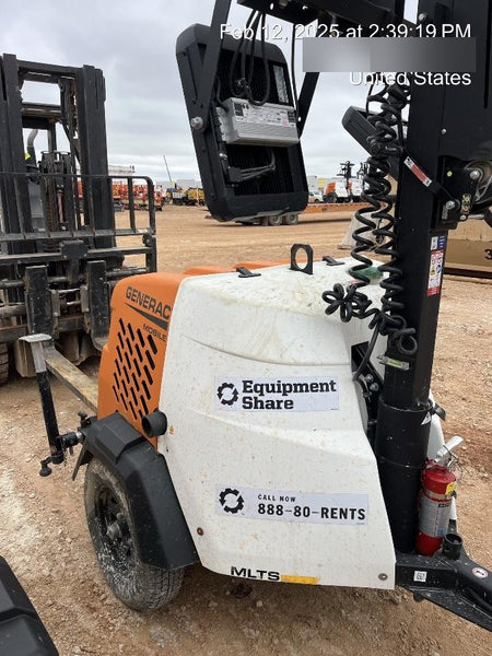 2024 Generac MLT2 Diesel, Flex Switch 120V Input, Powerzone Controller, 
(4) 320W LED Lights, 4kW Generator, 39.9 Gal Fuel Tank, 2" Ball, T3