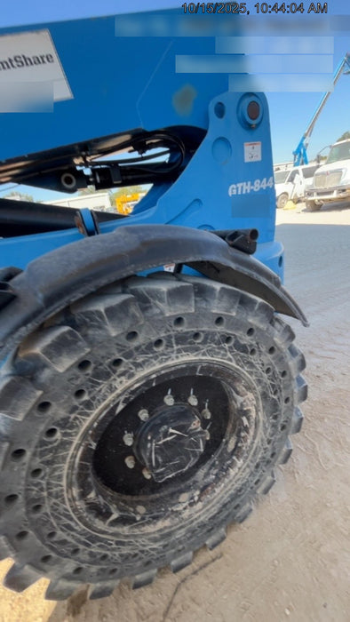 2018 Genie GTH-844 Genie GTH-844 w/ROPS, Work Lights, Solid Tires, RH Cab Mesh, Beacon, 60" Carriage and Forks