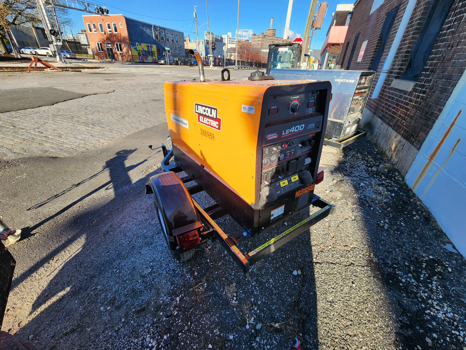 2022 Lincoln Electric LE400 Kubota V1505, Trlr, Cable Rack, Light Kit, ES Decals, T3