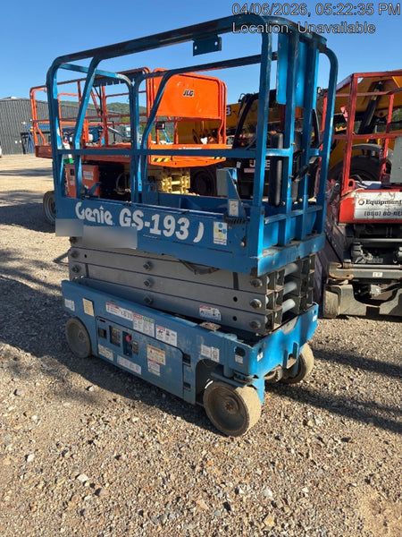2018 Genie GS-1930 Genie GS-1930 w/Fixed Rail, Chain Entry