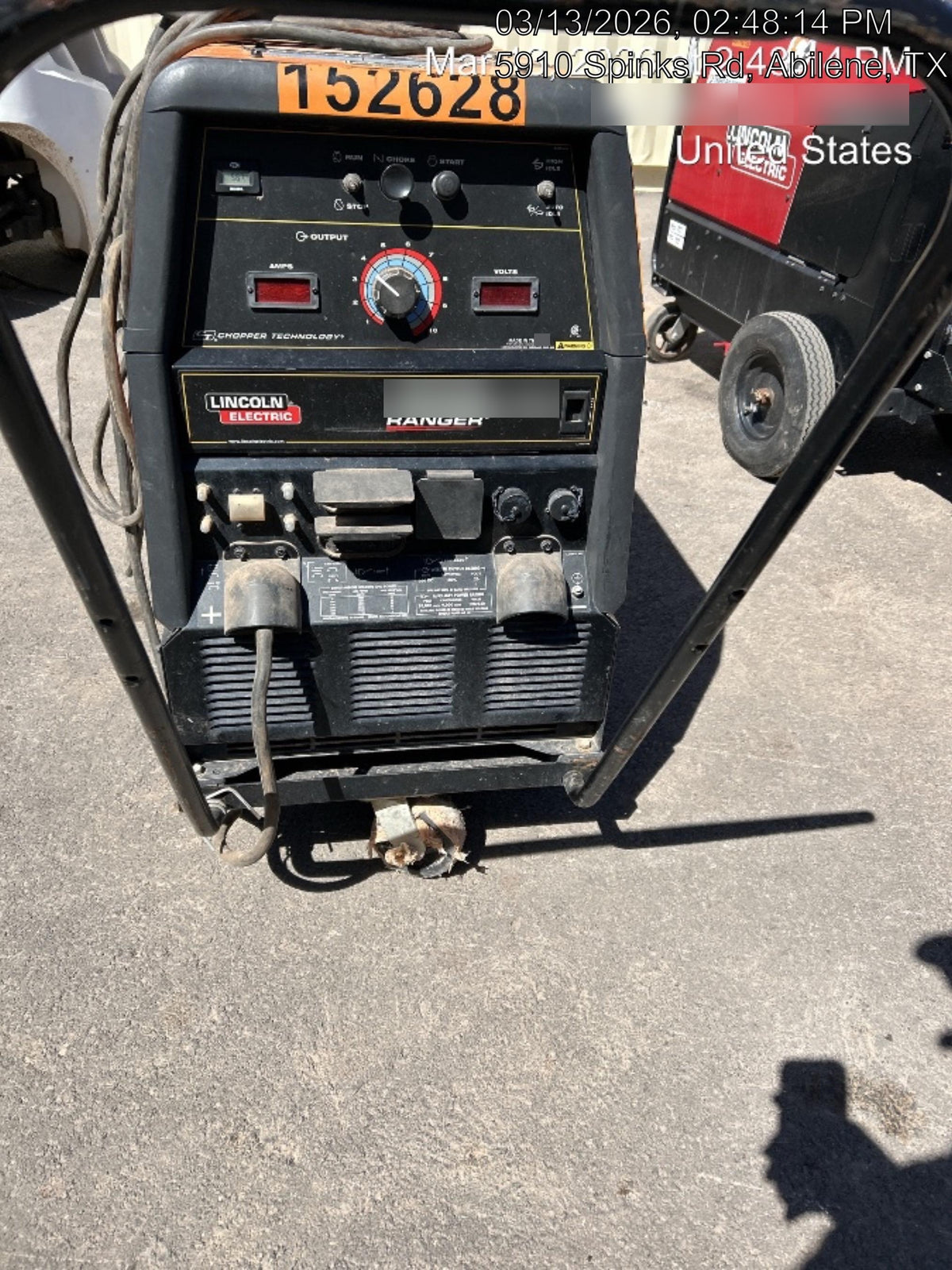 2021 Lincoln Electric Ranger 305 LPG LPG One-Pak (includes undercarriage, tank holder & tank strap) ORANGE