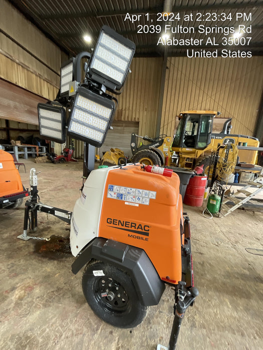 2024 Generac MLT2 Diesel, Flex Switch 120V Input, Powerzone Controller, 
(4) 320W LED Lights, 4kW Generator, 39.9 Gal Fuel Tank, 2" Ball, T3