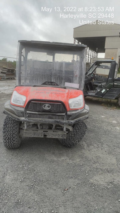 2021 Kubota RTV-X1140W-H Plastic Canopy, Windshield Acrylic Clear, LED Strobe Light, Wire Harness Kit, Back up Alarm