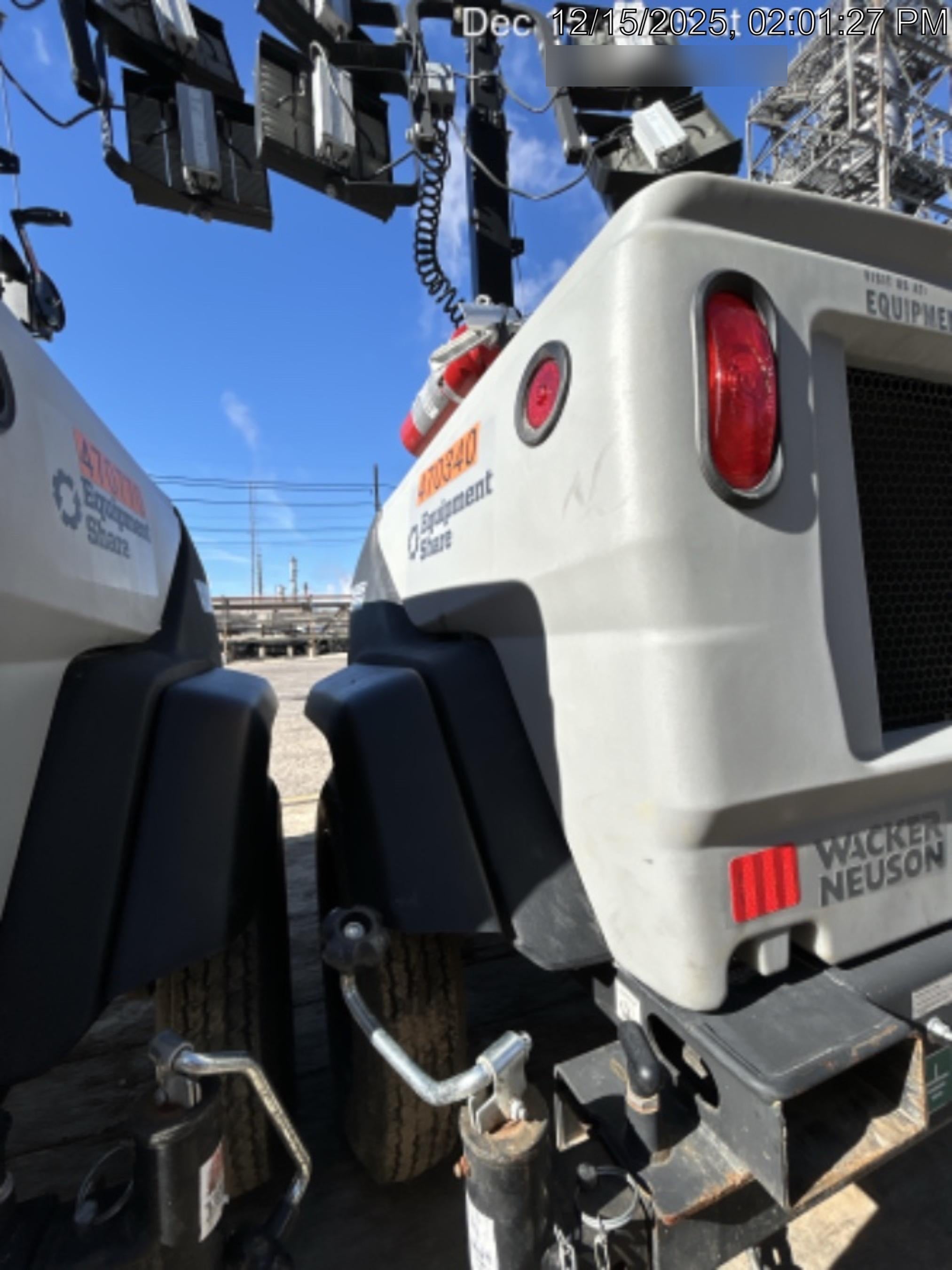 2024 Wacker Neuson LTT4 Diesel, Kohler KDW702, Deep Sea Controller, Auto Start, LED 320W, Bypass Outlet, T3