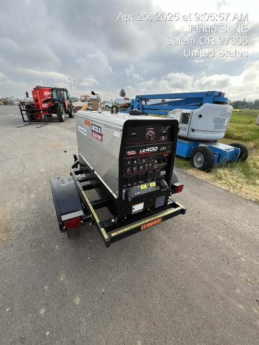 2024 Lincoln Electric LE400 Kubota V1505, Trlr, Cable Rack, Light Kit, ES Decals, T3