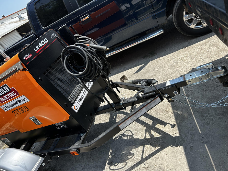 2022 Lincoln Electric LE400 Kubota V1505, Trlr, Cable Rack, Light Kit, ES Decals, T3