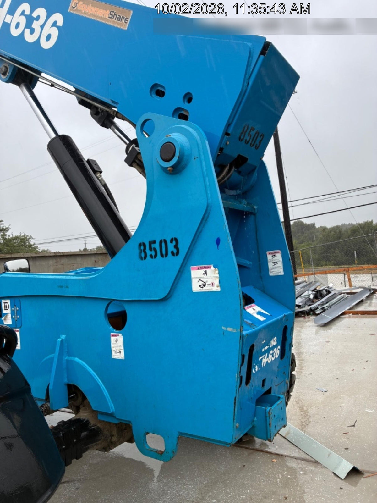 2018 Genie GTH-636 Genie GTH-636 w/Open ROPS, FF Tires, Work Light/Beacon, 48" Carriage and Forks