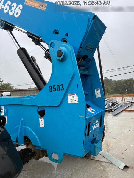 2018 Genie GTH-636 Genie GTH-636 w/Open ROPS, FF Tires, Work Light/Beacon, 48" Carriage and Forks