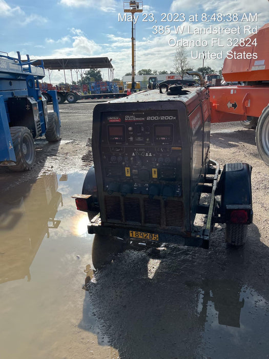 2021 Lincoln Electric Dual Maverick 200/200X Ready Pak 3, Includes Trailer, Cable Rack, Fender Light Kit