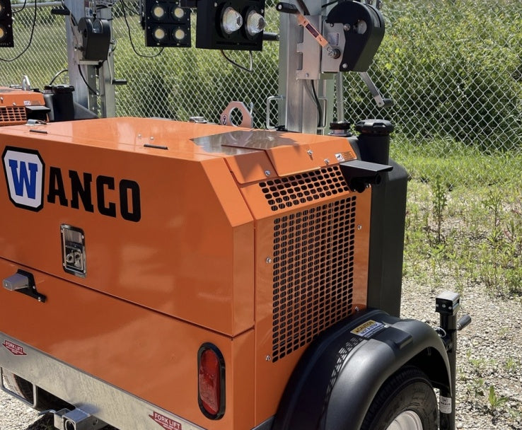 2024 Wanco WLTT-4MM4K Diesel, Deep Sea Controller, Shore Power Plug, Auto Start, (4) 350W LED Floodlights, 4kW Generator, 60 Gal Fuel Tank, 2" Ball, T3