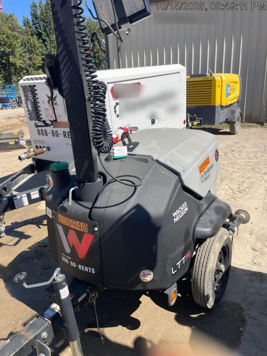 2024 Wacker Neuson LTT4 Diesel, Kohler KDW702, Deep Sea Controller, Auto Start, LED 320W, Bypass Outlet, T3