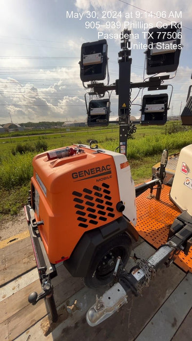 2023 Generac MLT2 Diesel, Flex Switch 120V Input, Powerzone Controller, 
(4) 320W LED Lights, 4kW Generator, 39.9 Gal Fuel Tank, 2" Ball, T3