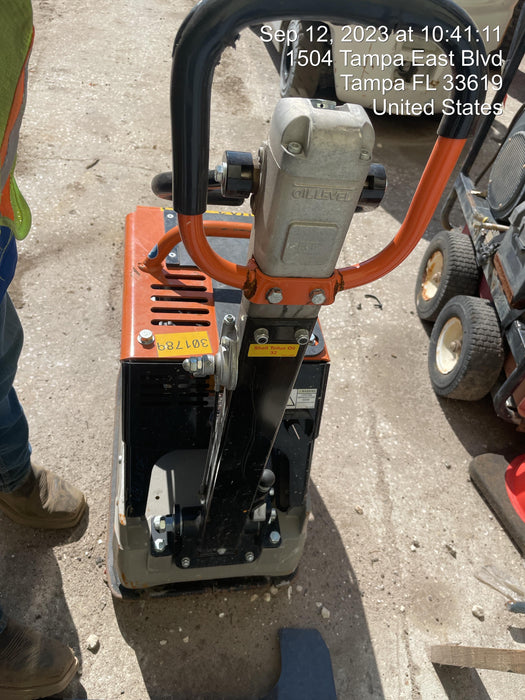 2023 Multiquip MVH158 Honda GX200, 17" Plate, Gas