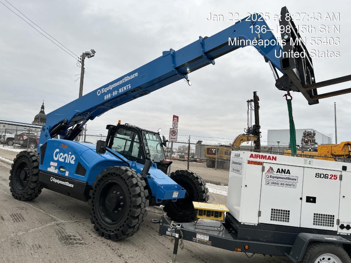2024 Genie GTH-844 74Hp Dsl, Cab/Heat/Air, Sld Tires, LED WL, Bcn, L Hook, T3 + Access Control