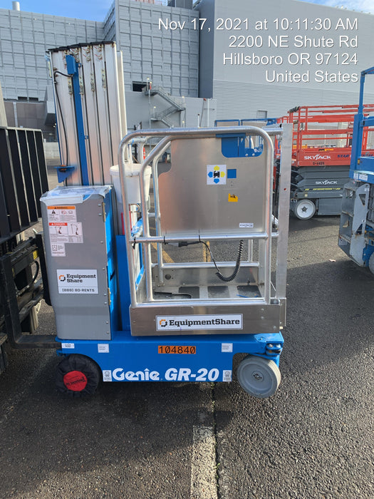 2020 GENIE GR-20