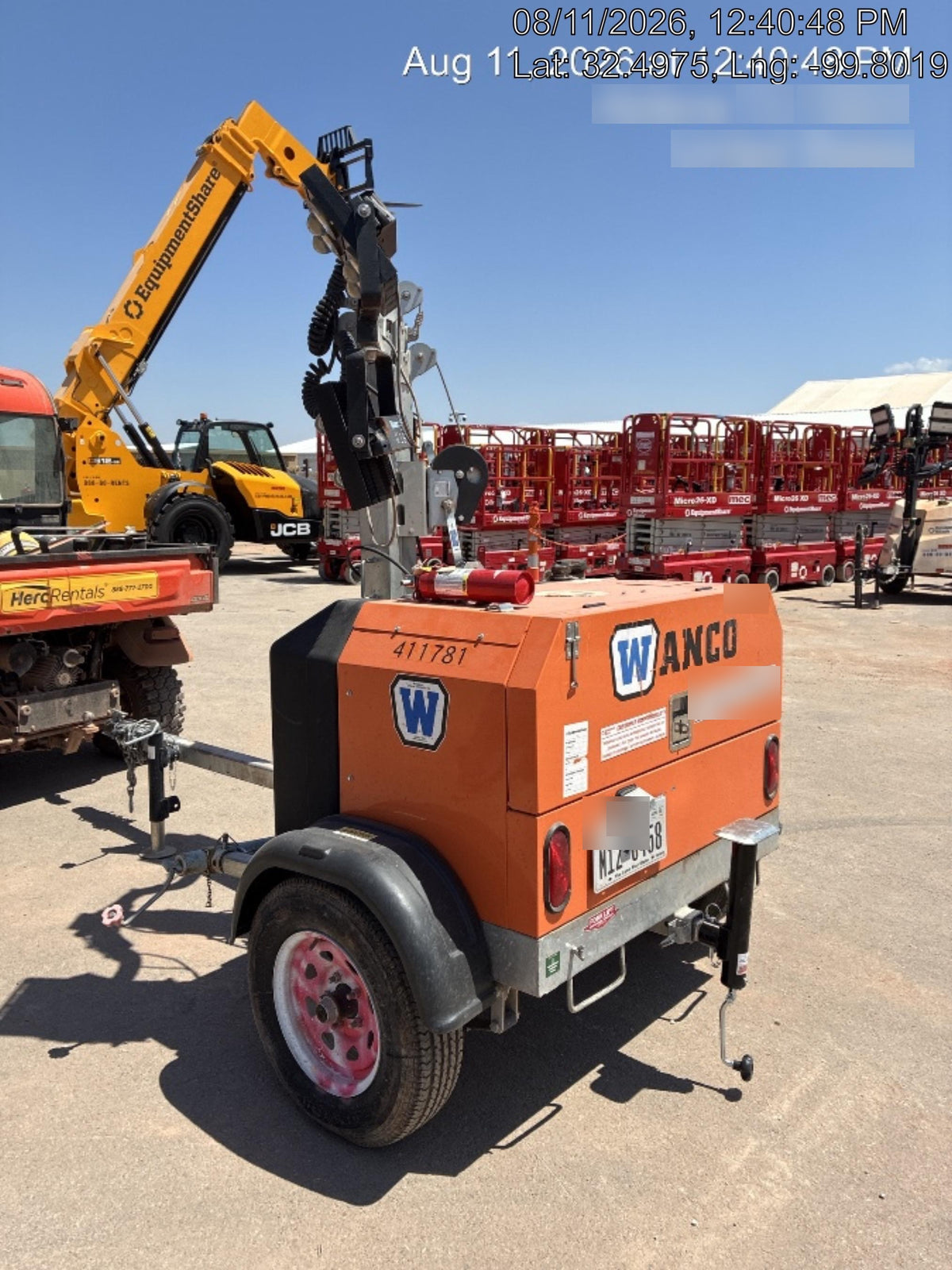 2024 Wanco WLTT-4MM4K Diesel, Deep Sea Controller, Shore Power Plug, Auto Start, (4) 350W LED Floodlights, 4kW Generator, 60 Gal Fuel Tank, 2" Ball, T3