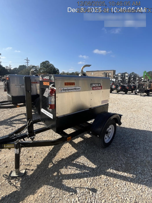 2024 Lincoln Electric LE400 Kubota V1505, Trlr, Cable Rack, Light Kit, ES Decals, T3