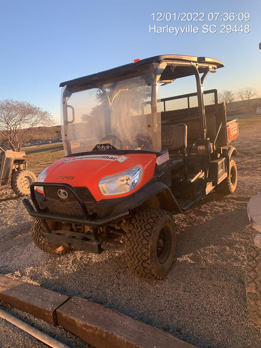 2020 Kubota RTV-X1140W-H Kubota RTVX1140WH 4wd Utility Cart, LED Strobe, Windshield Tempered Glass, Plastic Canopy, Wire Harness Kit, Backup Alarm