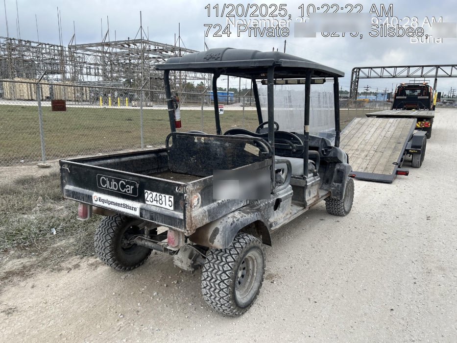 2022 Club Car CA1700D Canopy, Diesel, 4 Passenger