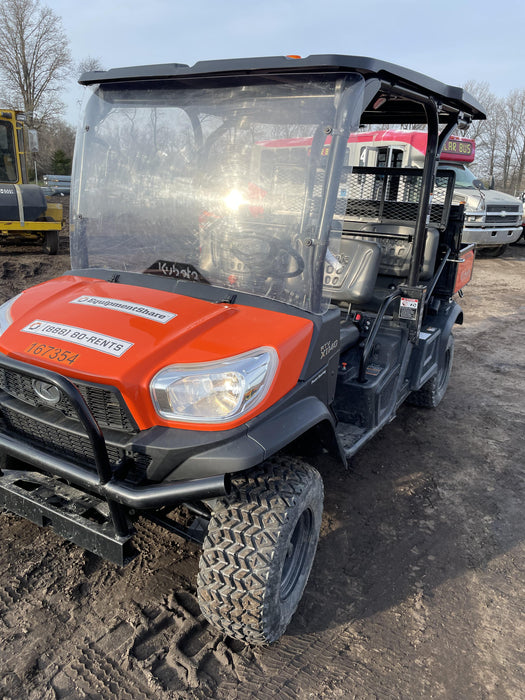 2022 Kubota RTV-X1140W-H Plastic Canopy, Windshield Acrylic Clear, LED Strobe Light, Wire Harness Kit, Back up Alarm