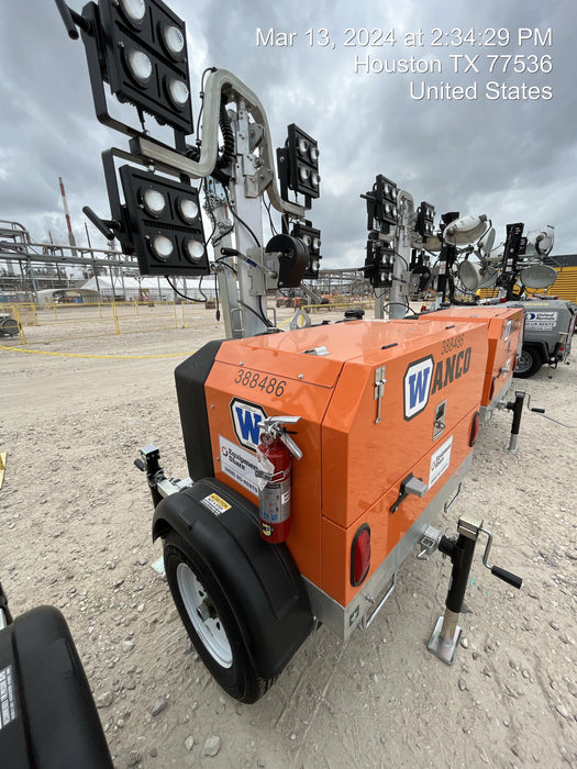 2024 Wanco WLTT-4MM4K Diesel, Deep Sea Controller, Shore Power Plug, Auto Start, (4) 350W LED Floodlights, 4kW Generator, 60 Gal Fuel Tank, 2" Ball, T3