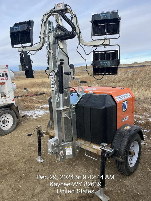 2024 Wanco WLTT-4MM4K Diesel, Deep Sea Controller, Shore Power Plug, Auto Start, (4) 350W LED Floodlights, 4kW Generator, 60 Gal Fuel Tank, 2" Ball, T3