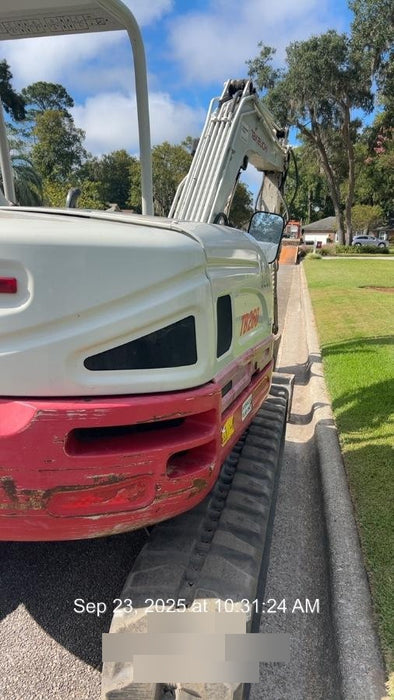 2019 Takeuchi TB260 Canopy, Standard Blade, Auxiliary hydraulics Manual QC, Hydraulic thumb, 12" ,18", 24" Bucket