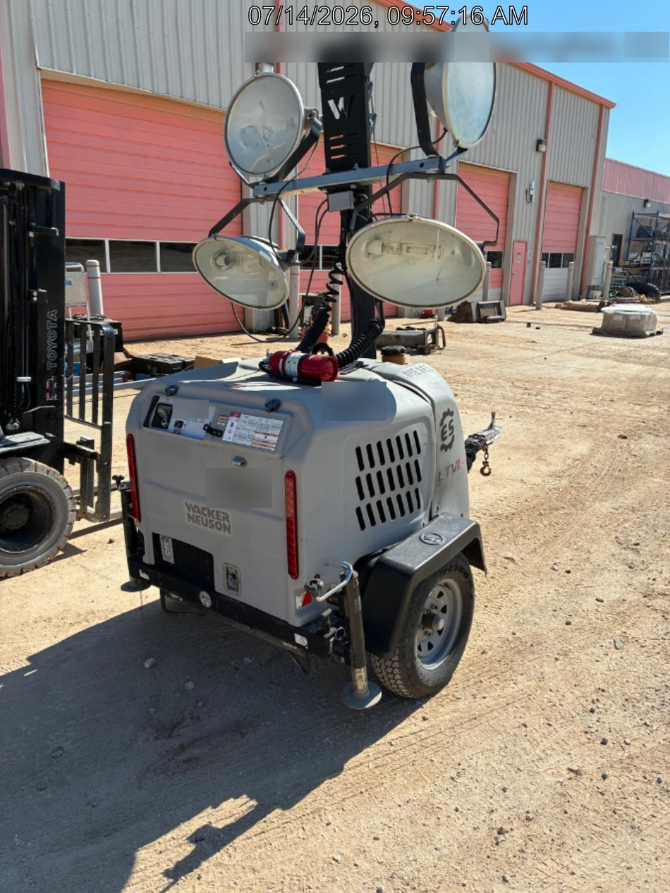 2018 Wacker Neuson LTV6L-MH Wacker Neuson LTV6L Mobile Light Tower w/Fuel Level Sensor Installed