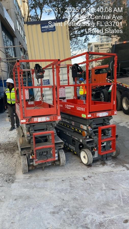 2024 Skyjack SJ3219 Electric Drive, Sld NM Tires, DBcns, RFRails, Power to Platform, T3 + Access Control