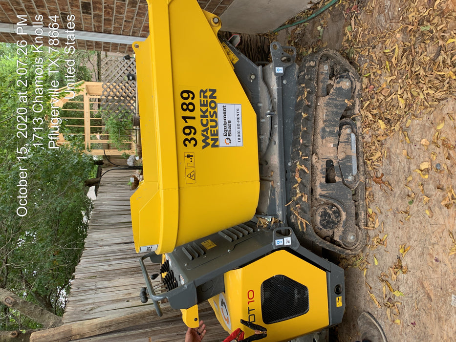 2019 WACKER NEUSON DT10