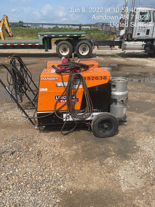 2021 Lincoln Electric Ranger 305 LPG LPG One-Pak (includes undercarriage, tank holder & tank strap) ORANGE