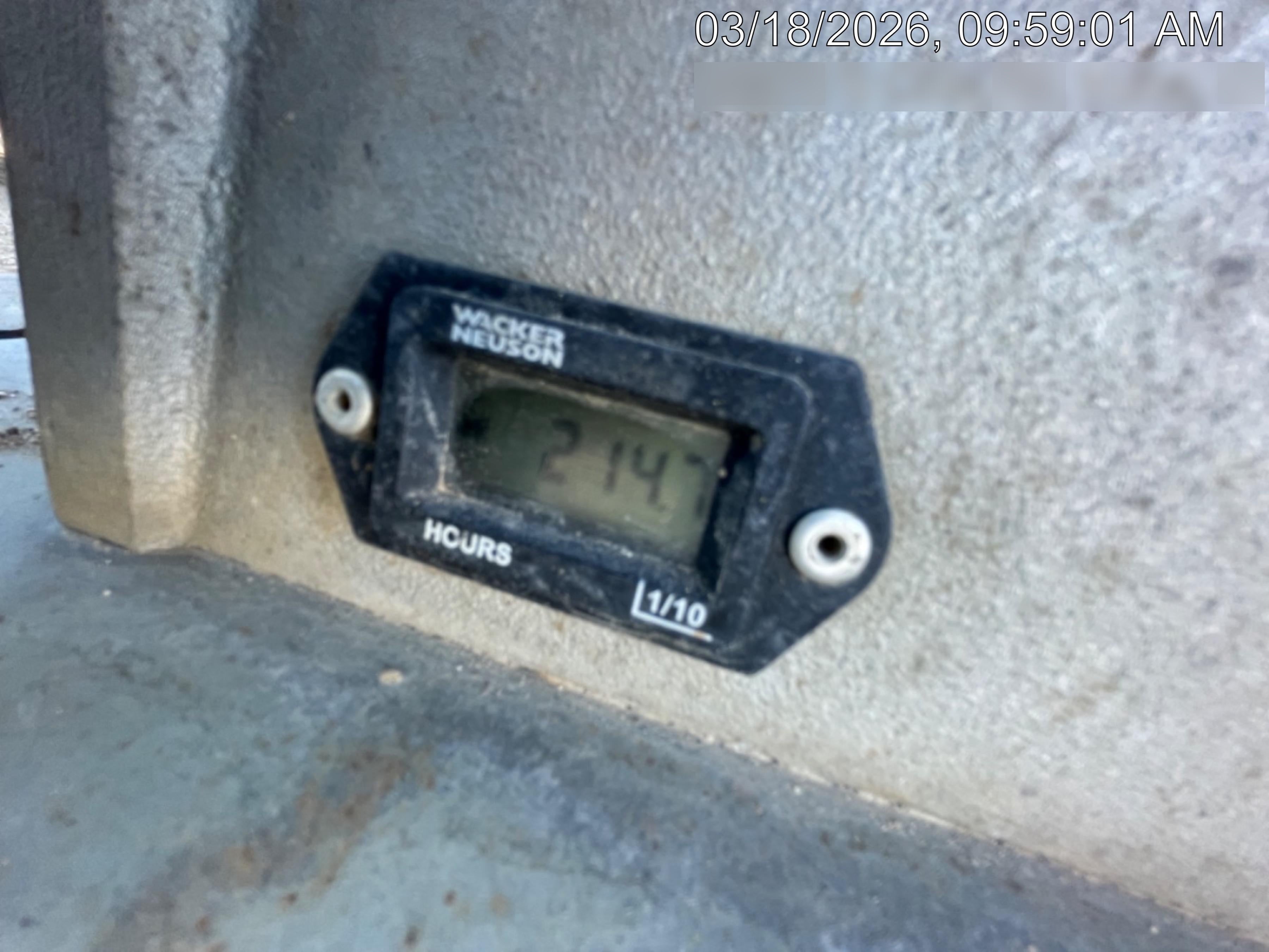 2024 Wacker Neuson DPU6555Heh Hatz Diesel, Reversible Plate Compactor, electric start