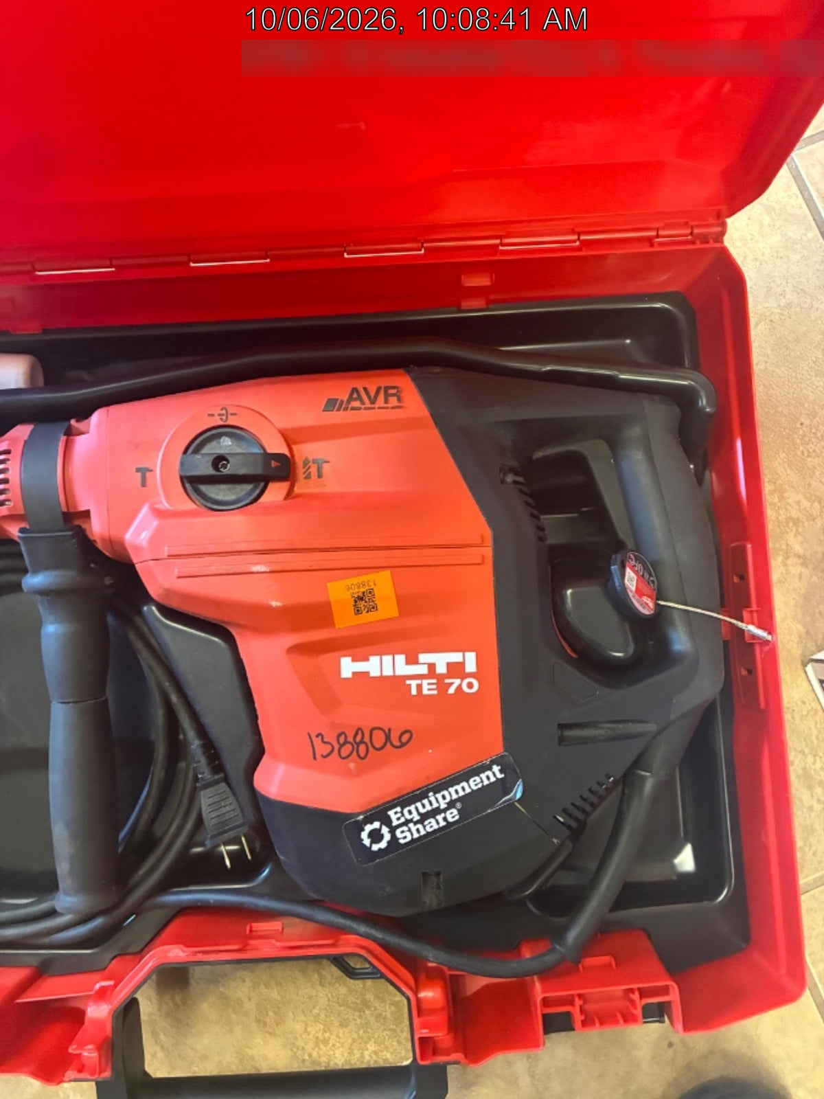 2021 HILTI TE 70-AVR