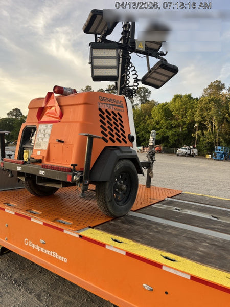 2023 Generac MLT2 Diesel, Flex Switch 120V Input, Powerzone Controller, 
(4) 320W LED Lights, 4kW Generator, 39.9 Gal Fuel Tank, 2" Ball, T3