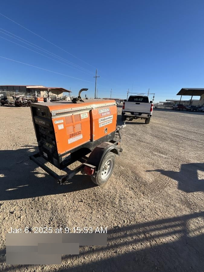2022 Lincoln Electric LE400 Kubota V1505, Trlr, Cable Rack, Light Kit, ES Decals, T3