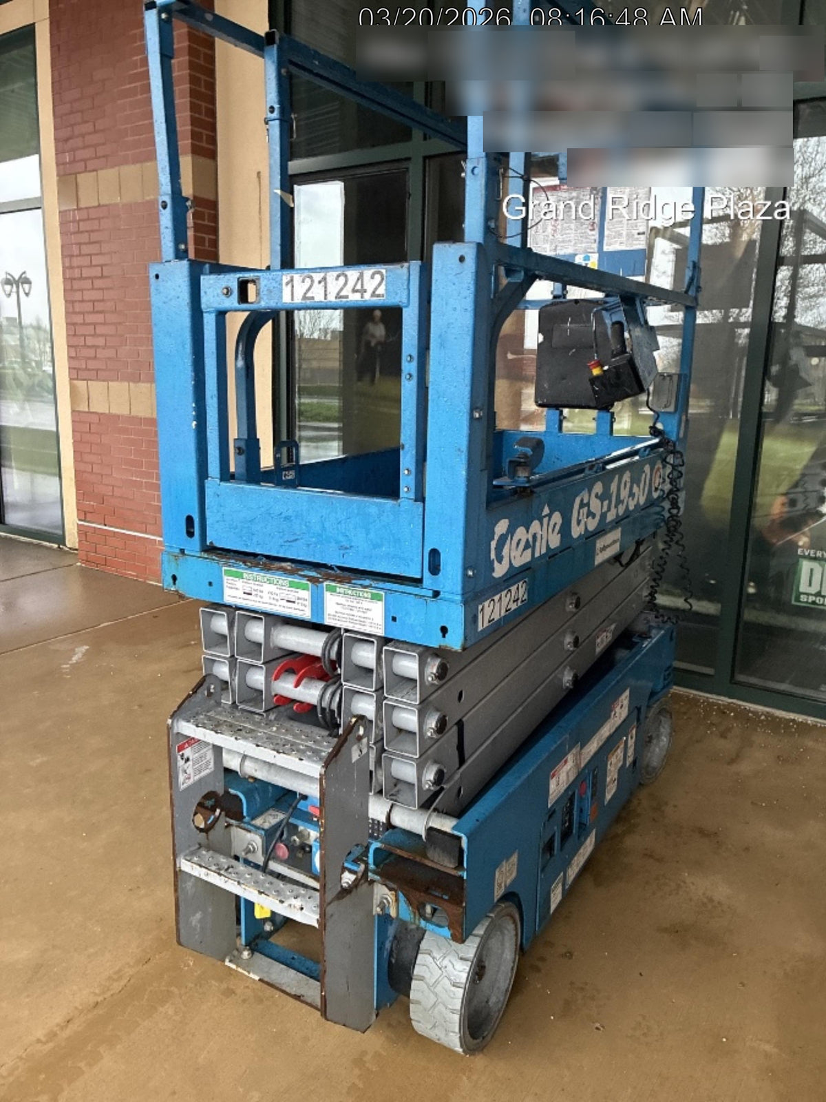 2020 Genie GS-1930 Solid Non Marking Tires, Beacon, Folding rails with half height swing gate, Telematics