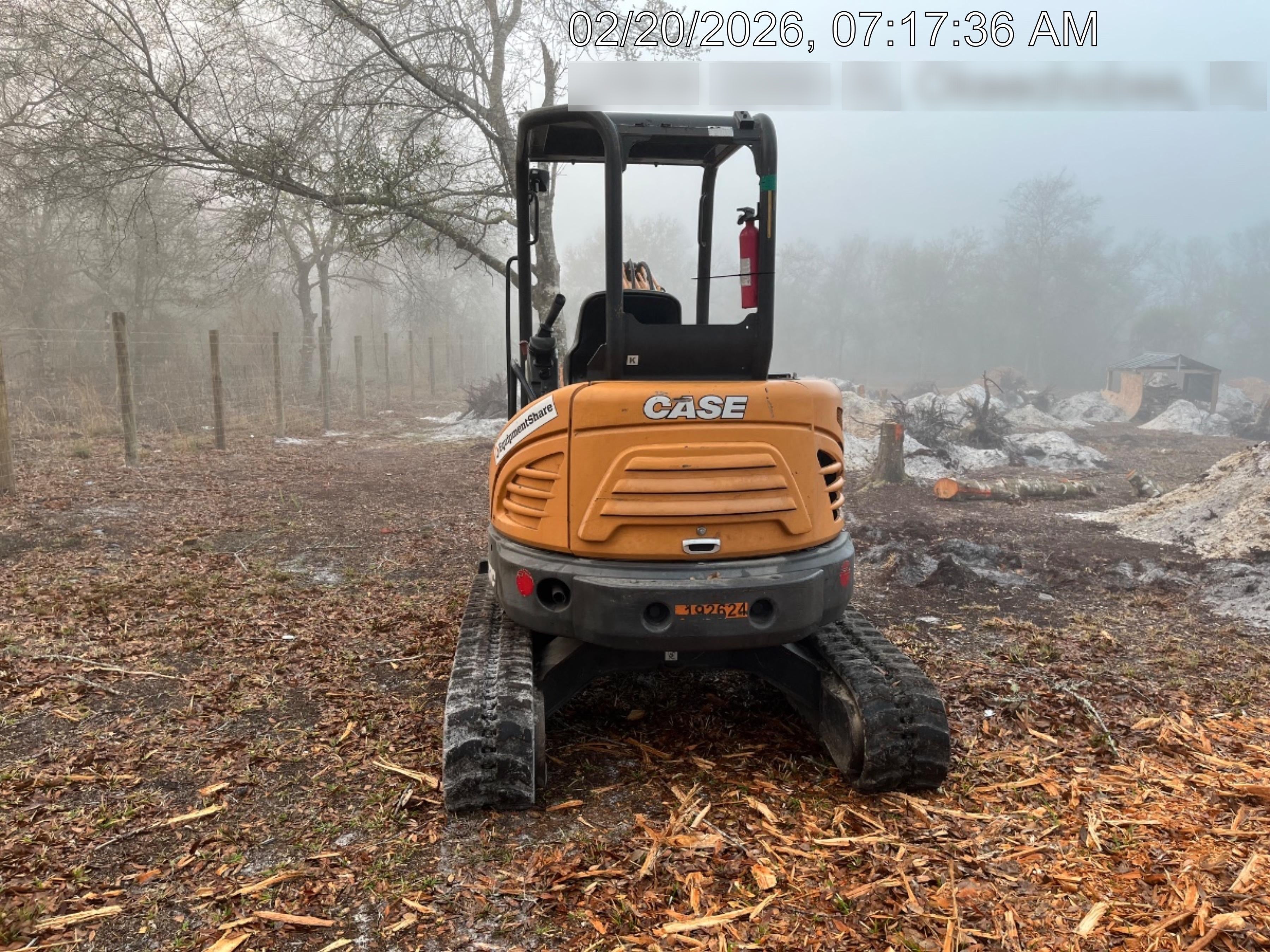 2018 Case CX37C ROPS, LONG ARM, RUBBER TRACKS, AUX HYD